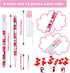 Kolewo4ever 48pcs Penguins Translucent Pencils Fun Pencils Pencils for Kids Multipoint Non-Sharpening Stackable Pencil with Matching Eraser Pencils Party Favors for Kids by Kolewo4ever