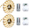 Battery Powered Led Strip Lights, Warm White, with Remote, 13.2ft, 240LEDs Dimmable,