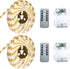 Battery Powered Led Strip Lights, Warm White, with Remote, 13.2ft, 240LEDs Dimmable,
