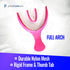 30 Full Arch Pink Disposable Dental Bite Registration Trays for Impressions, 1 Box of 30 Bite Trays