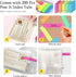 BetterJonny 3x5 Index Card Organizer: Clear Plastic Holder for Recipe Cards and Flash Cards