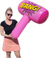 Colorful Jumbo Bang Mallet Inflate (36") Pink, Blue, Purple and Green Colors