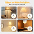 MXhme E26 Bulb Bulb Lamps,E26 3 12 Colors,2Pack Rechargeable Light with Remote and Timer,Battery Operated Light