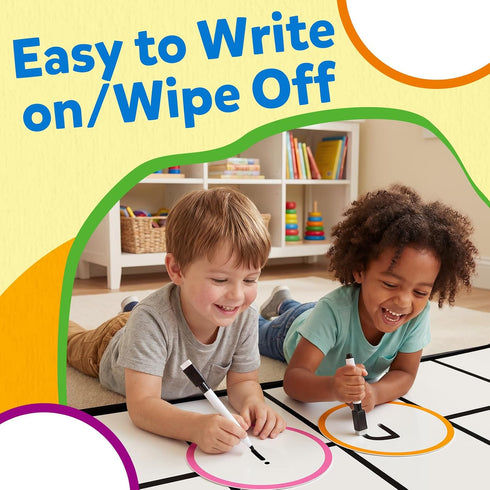 HugHush Set,Kindergarten Elkonin Box Floor Mat Activity Learning Activities,Phonemic Awareness & Phonics Games,Science