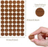 Mini Skater 108Pcs Supplies,20mm Self-Adhesive Wooden Furniture Cabinet Screw Hole Cover Stickers Decoration Dia (Red