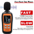 Decibel Meter, Digital Sound Level Meter Portable SPL Meter, 35dB to 135dB with Temperature Function for Home Use