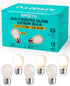 Frosted 25 Watt Light Bulbs E26 Warm White 2700k Dimmable Small Vintage