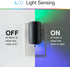 Dimmable 1-Pack, 82573 GE Directional Plug in Wall Sconce Night Light, Adjustable Swivel Accent Lighting with Dusk