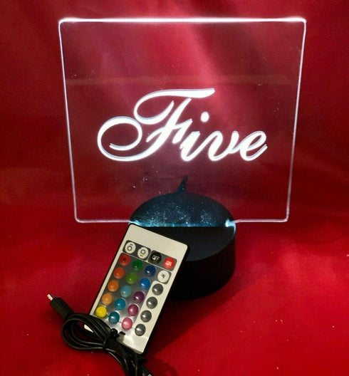 16 Couple Love Partner Light Up Table Lamp LED Engraved Names, Anniversay Date Personalized, Color Changing Options