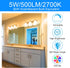 E12 Dimmable G16.5 Bulb 60 500 Bulb 2700K Bulb 6Pack Energetic LED Light Watt Lumens Candelabra for Chandeliers