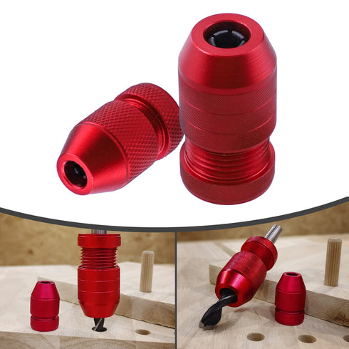 Ruitool Drill Depth Stop for Drill Bits, Adjustable Drill Stop Collar Set for Woodworking Tools, 2 Pcs