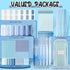 Janlaugh 38 Pcs Aesthetic College School Supplies, Pen Case, Sticky Notes, Gel Pens, Highlighters for Girls Students