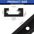 4Set T-Track Intersection kit Black for Woodworking, Universal Aluminum T Tracks Tool Accessories