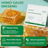 4" 4" 1st 2nd-Degree Pack 10) Greetmed Honey Gauze Wound Dressing x Medical Grade Manuka Honey Wound Care Pads Honey