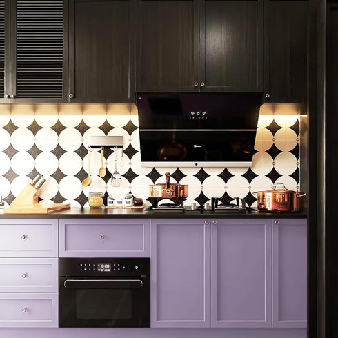 17.7" 118" Yasinet Purple Wallpaper Solid Color Peel and Stick Wallpaper Purple Contact Paper Waterproof Self Adhesive