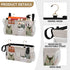SyXIOP Cartoon Cute Owl Beige Bedside Caddy Table Cabinet Storage Organizer for Magazine, Tablet, Phone, Chocolate