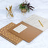 Oxford Spiral Notebooks, 2 Pack, 100% Recycled, College Ruled, Kraft, Gold Foil Designs, 80 Sheets/160 Pages, Student