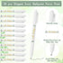 Greenery Baby Shower Pens, Black Ink Retractable Ballpoint Pens for Baby Shower Party Games, 30 Set