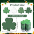 Geyee 36 Pcs St. Patrick's Day Sticky Notes for Kids Bulk 1080 Sheet Shamrock Shaped Sticky Notepads Green White Lucky Clover Sticky Memo Pads Irish Sticky Notes for School Office St. Patrick's Day