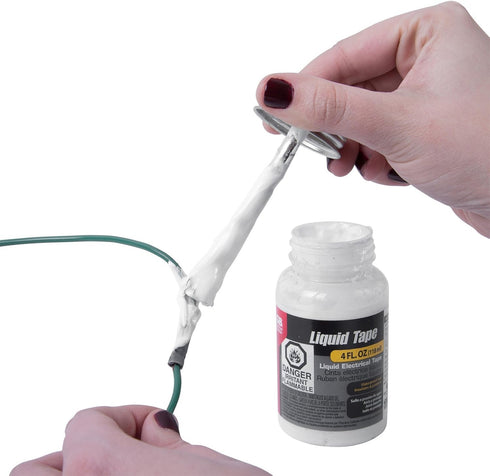 Gardner Bender LTW-400 4 Oz White Liquid Electrical Tape, 4 Fl Oz Bottle