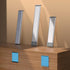 Under Cabinet Lights Magnetic Stickys 4PCS - Replacement Magnetic Strips with Adhesive Backing for Under Cabinet
