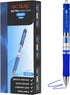 GC QUILL Gel Ink Pens, Premium Refillable & Retractable, 0.5mm Fine Point, 12 Black & 10 Blue Ink Pens