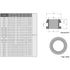 Fielect 100Pcs Rubber Grommet, 10mm Inner Dia, Oil Resistant Armature Rubber Grommets for Wiring Cable
