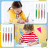 Estune 100 Pcs Syringe Retractable Nurse Pens Novelty Fun Multi Colors Medical Blood Ballpoint Pens Gifts for Nursing