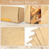 130 Pack 14" 8.3" 3.5" Homemade Bread Sourdough Bags, x x Large Paper Bread Bag with Tin Tie Tab Lock Clear Front