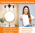 3-Light 18.51" DLLT Bathroom Light Fixtures: Black Modern Vanity Lights with Clear Glass Shade - Bathroom Wall Lamp
