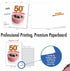 The Best Card Company 50th Milestone Anniversary Card with Envelope for Men, Women - 50 Loving Years of Marriage