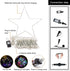 320 8 12" PUHONG Christmas Lights, Decorations Star Lights, LED Christmas Tree Lights Outdoor, Outdoor String Lights