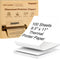 Thermal Printer Paper 8.5 x 11 Inch, Quick-Dry US Letter Thermal Paper,