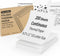 Continuous Thermal Printer Paper 8.5" x 11" US Letter Size - High-Efficiency
