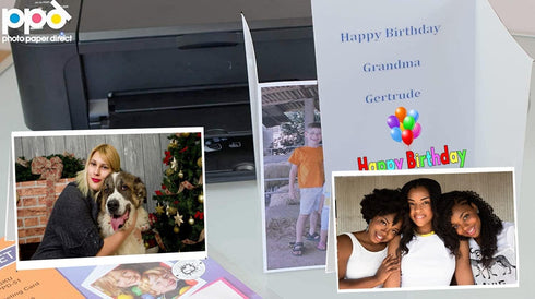 8.5 11 5.5 8.5 (50 PPD Greeting Card Paper, Printable Greeting Cards With Envelopes for Inkjet Printer, x Blank Half
