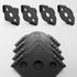 inBovoga 8 Radius Corners Router Jig Router Templates, High Hardness ABS+CNC Radius Routing Templates, Routing Rounded