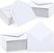 Outus 400 Pcs Mini Metallic Gift Card Envelopes, Small Business Cards Invitation Card Sleeves, 4 x 2.7 Inches (White)