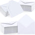 Outus 400 Pcs Mini Metallic Gift Card Envelopes, Small Business Cards Invitation Card Sleeves, 4 x 2.7 Inches (White)