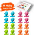 Magnetic Clips, 16pcs Metal Clips, Refrigerator Magnets for Photos, Whiteboard, School, Office Use