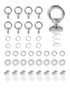 Strut Channel Nut and Eye Bolt Set - Heavy Duty Stainless Steel Eye Bolts M8, M10, Pack of 8
