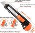 JOYUMY 20 Pack 10 18mm Utility Knife, Box Cutter Retractable, Box Knife for Cartons, Cardboard, and Boxes, Box Opener