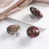 SHYYOULQE 3Pcs Drawer Pull Natural Stone Dressers Knob Cupboard Handle Elegant Furniture Handle Simple Bedside Cabinet