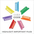 Pendaflex Hanging Folder Tabs - 2" Clear Pink - 25 Tabs and Inserts per Pack