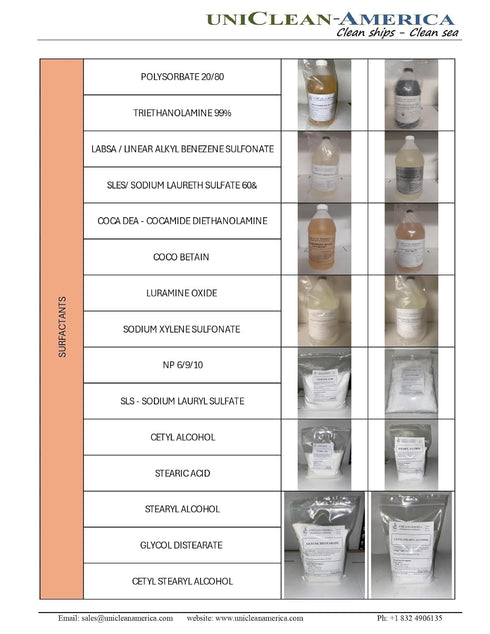 UniClean America alkylbenzene 40% Alkylbenzene Dodecylbenzene 32 oz Linear sulfonate Sodium Salt I Sodium Linear