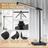 Dimmable 50 CHARYJOD LED Desk Lamp with USB Charging Port Bright, Lighting Modes Dual Swing Arm Architect Table Lamp