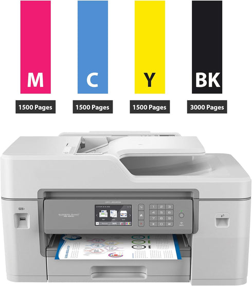 Intactech 2 Black Compatible Ink Cartridges Replacement for Brother LC3037, High Yield Ink Tank