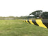 Black & Yellow Hazard Safety Warning Stripe Tape, 2inch x 108Ft High Visibility Barricade Adhesive Tape