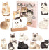 Nuoyunova Cat Desk Calendar 2026 for Lovers: Cute & Funny Two-Sided Theme Desk