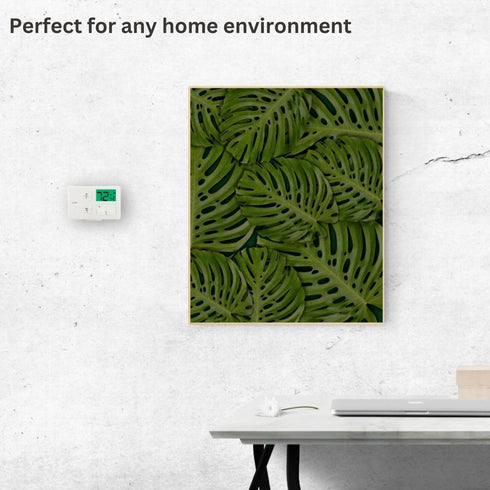 Lux Pro P111 Non-Programmable Thermostat; 1 Heat, 1 Cool; Batteries Included
