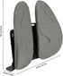 StowNest Ergonomic Lumbar Support for Office Chair, Double-Wing Design Back Support for Computer Chair, Adjustable